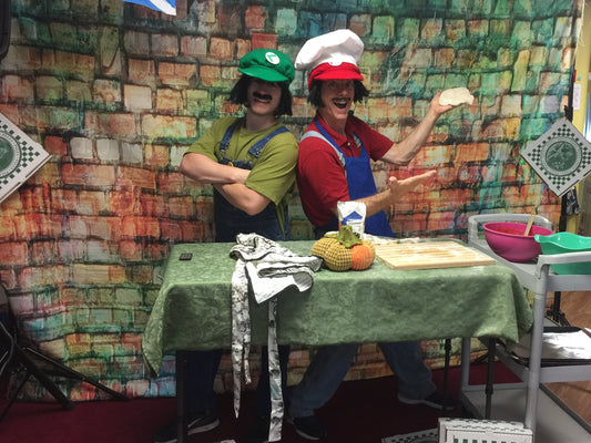 Mario & Luigi Pizza Time — Make-Your-Own Mini Pizzas 🍕