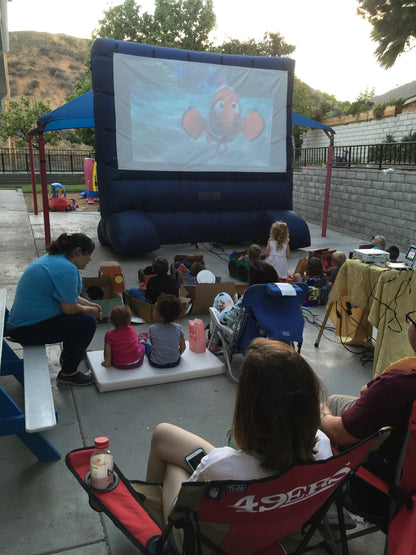 Movie Night with Music & Balloons Pre Show — Giant Outdoor Cinema Experience