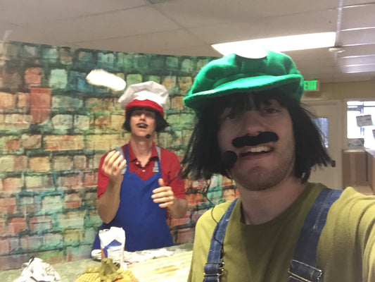 Mario & Luigi Pizza Time — Make-Your-Own Mini Pizzas 🍕