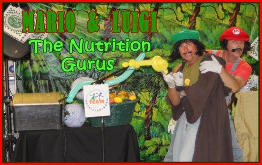 Mario & Luigi' Nutrition Gurus - Healthy Heroes 🍎
