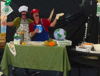 Mario & Luigi Pizza Time — Make-Your-Own Mini Pizzas 🍕