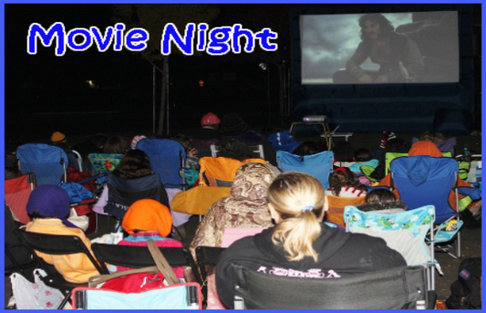 Movie Night with Music & Balloons Pre Show — Giant Outdoor Cinema Experience