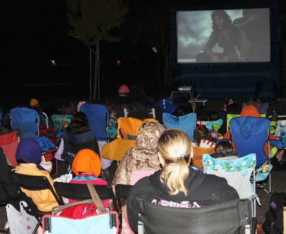 Movie Night with Music & Balloons Pre Show — Giant Outdoor Cinema Experience